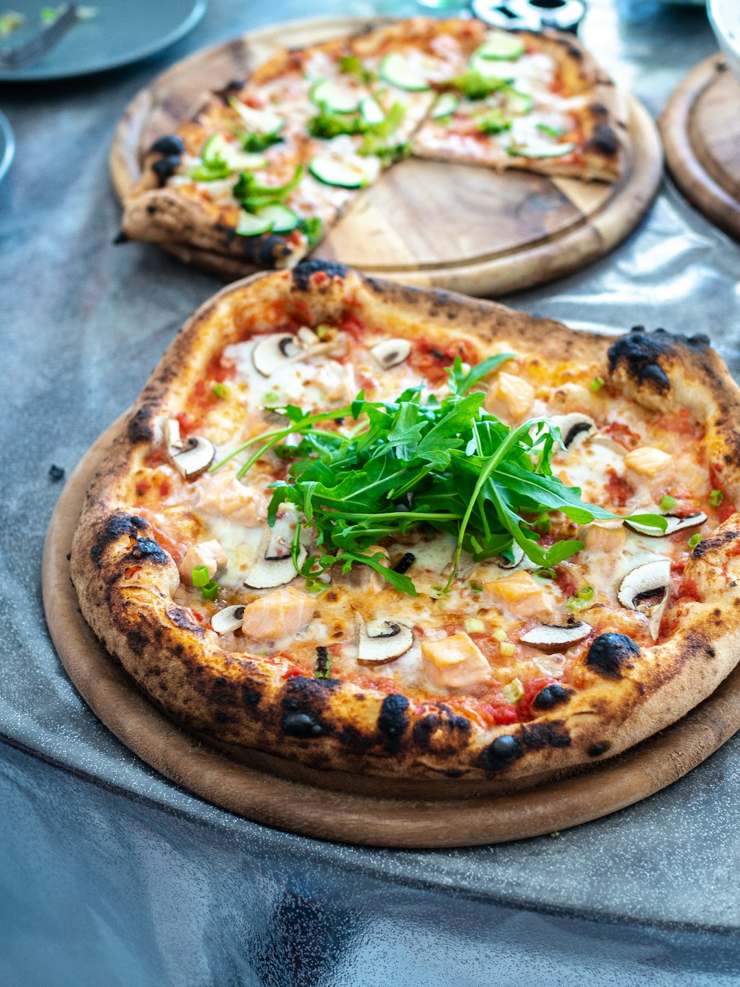 Pizza and wine tasting